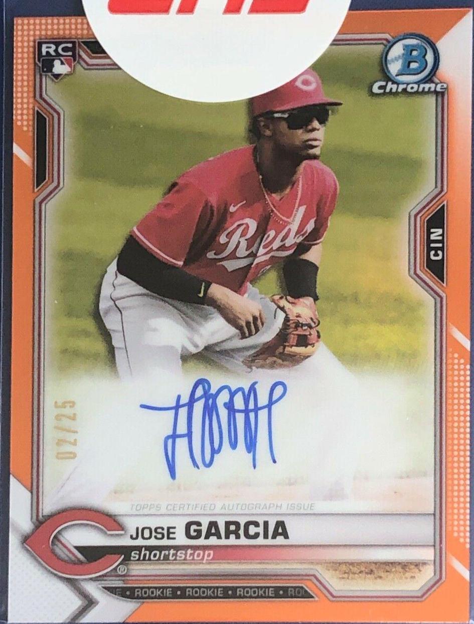 Jose Garcia [Orange Refractor] #BCRA-JG