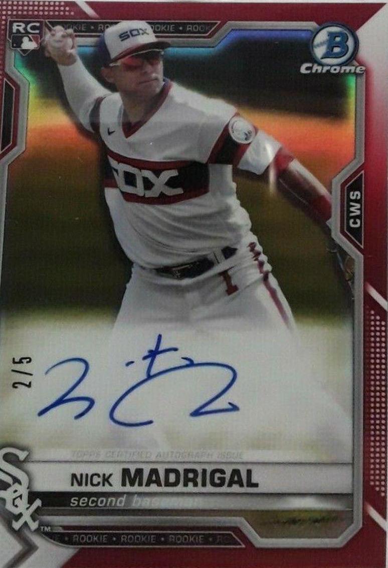 Nick Madrigal [Red Refractor] #BCRA-NM