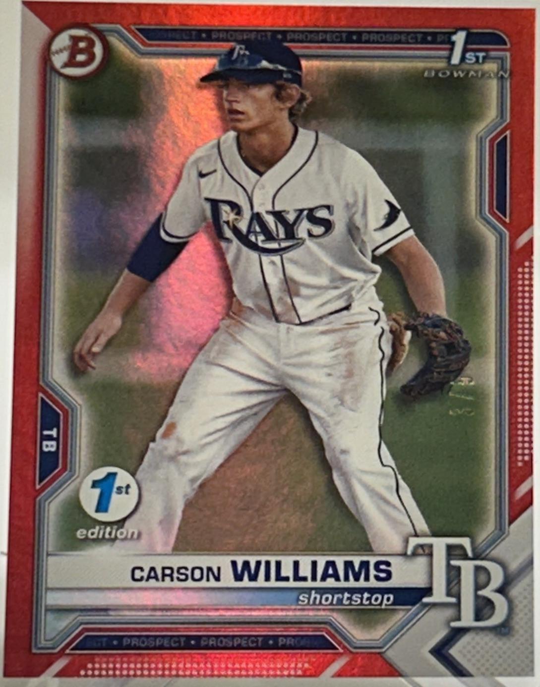 Carson Williams [Red Foil] #BD-180