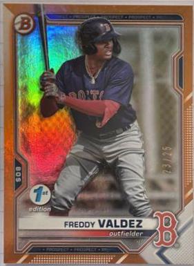 Freddy Valdez [Orange Foil] #BD-96