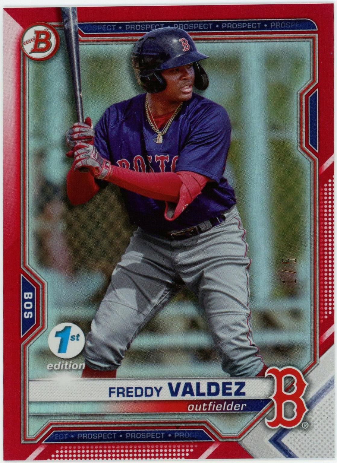 Freddy Valdez [Red Foil] #BD-96