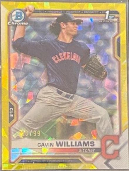 Gavin Williams [Yellow Foil] #BD-93