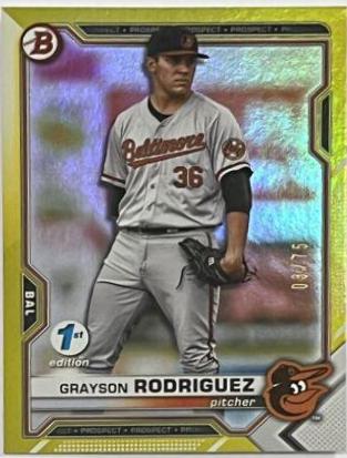 Grayson Rodriguez [Yellow Foil] #BD-136
