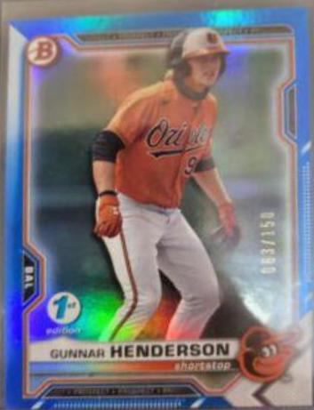 Gunnar Henderson [Blue Foil] #BD-175