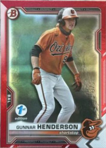 Gunnar Henderson [Red Foil] #BD-175