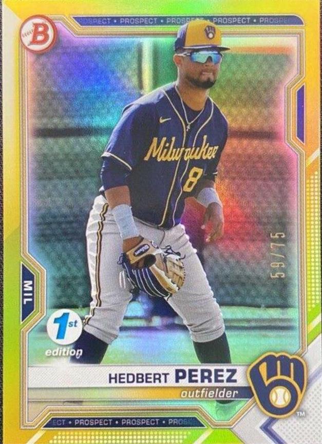 Hedbert Perez [Yellow Foil] #BD-97
