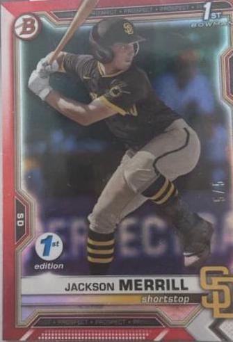 Jackson Merrill [Red Foil] #BD-119