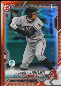 Jordan Lawlar [Orange Foil] #BD-194