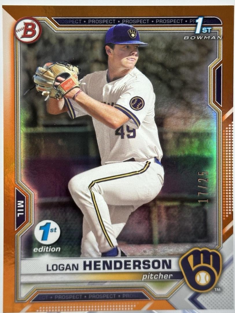 Logan Henderson [Orange Foil] #BD-114