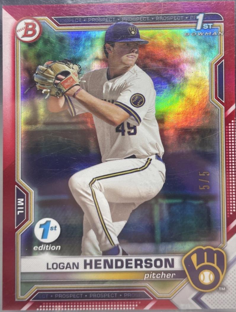 Logan Henderson [Red Foil] #BD-114