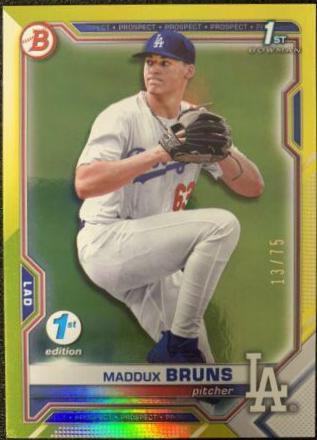 Maddux Bruns [Yellow Foil] #BD-126