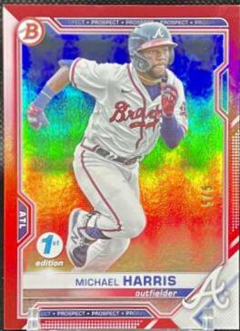 Michael Harris [Red Foil] #BD-86