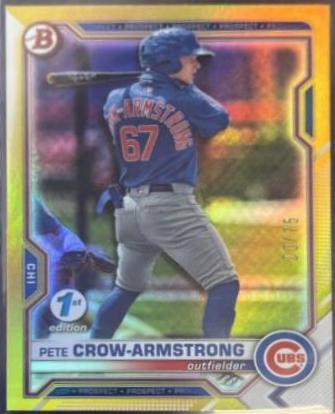 Pete Crow Armstrong [Yellow Foil] #BD-12