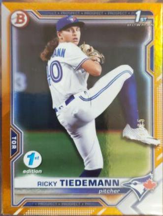 Ricky Tiedemann [Orange Foil] #BD-89