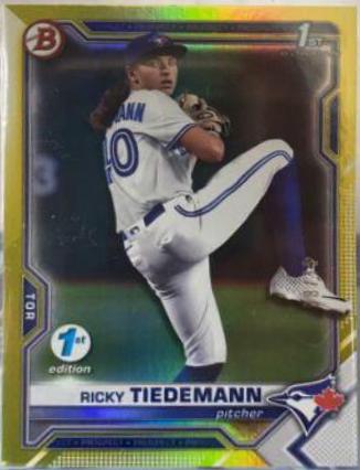 Ricky Tiedemann [Yellow Foil] #BD-89