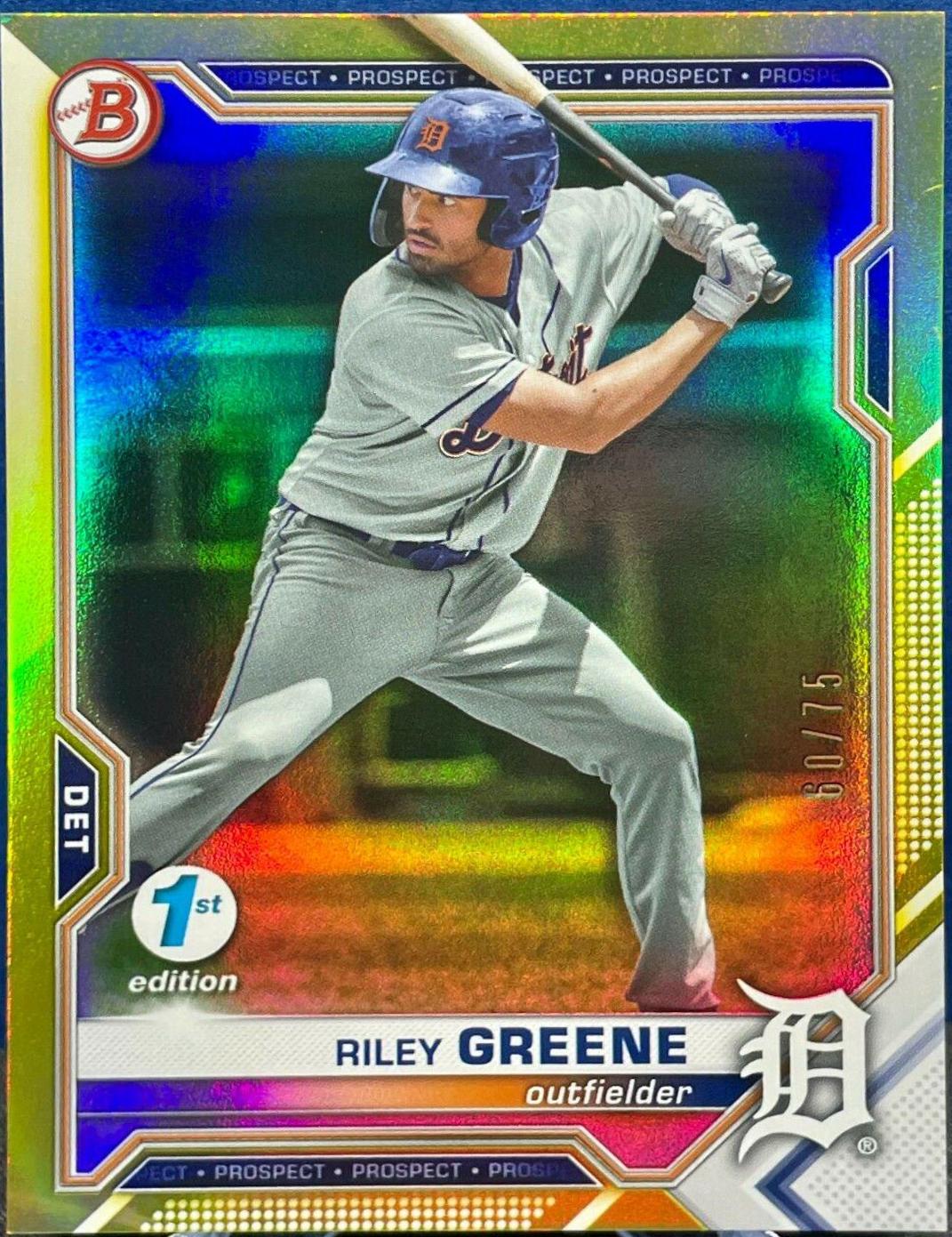 Riley Greene [Yellow Foil] #BD-107