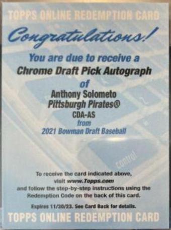 Anthony Solometo #CDA-AS
