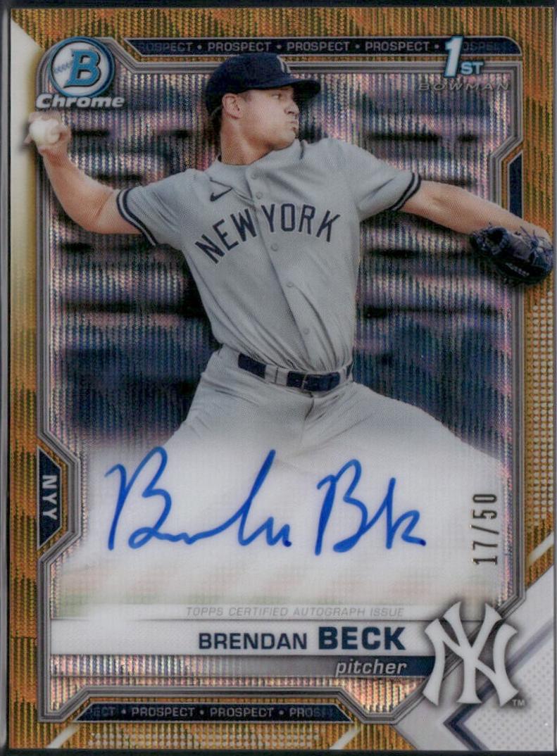 Brendan Beck [Gold Wave Refractor] #CDA-BB