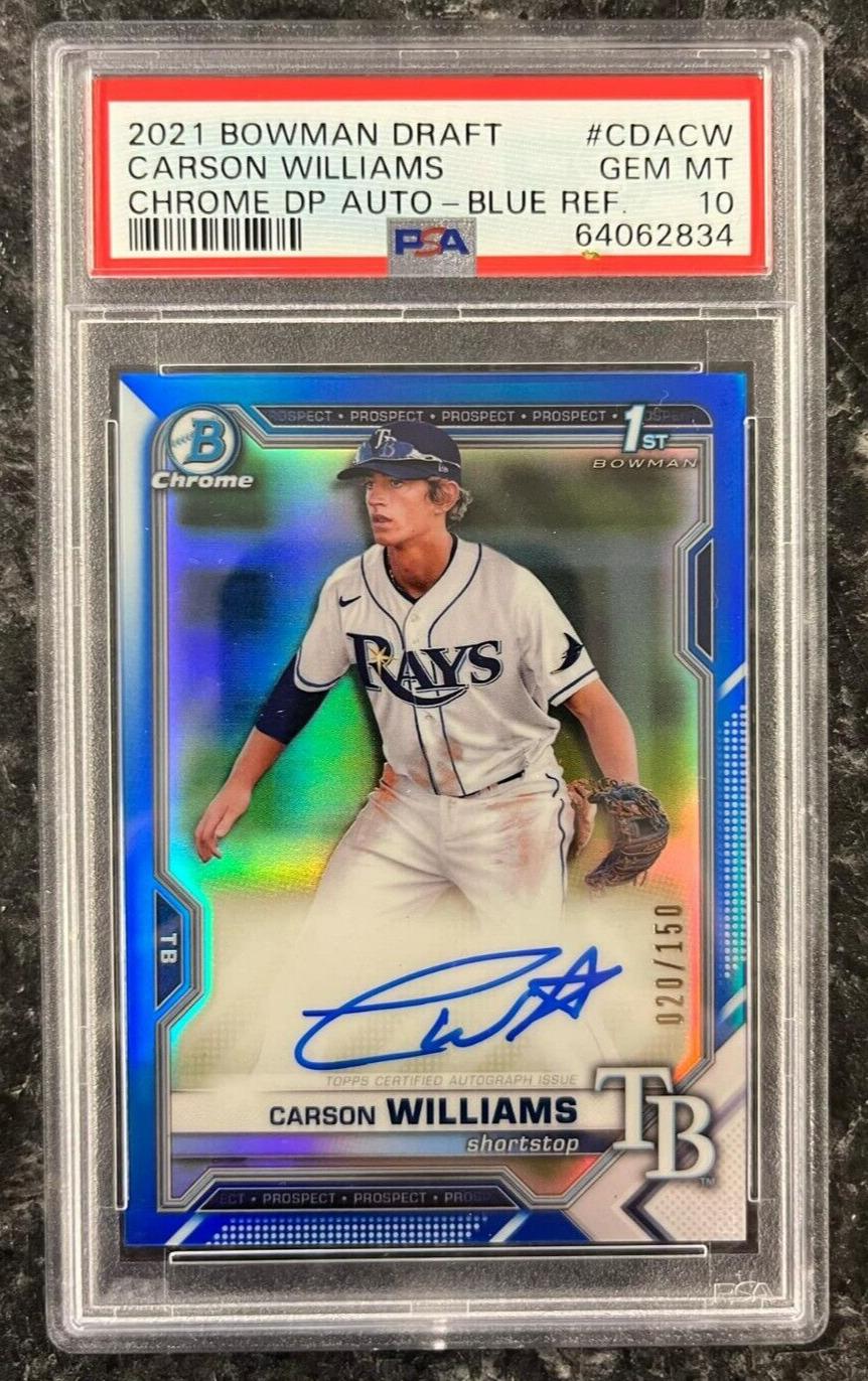 Carson Williams [Blue Refractor] #CDA-CW