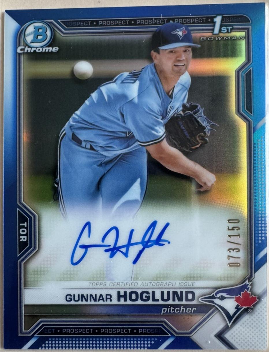Gunnar Hoglund [Blue Refractor] #CDA-GH
