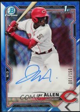 Jay Allen [Blue Wave Refractor] #CDA-JA
