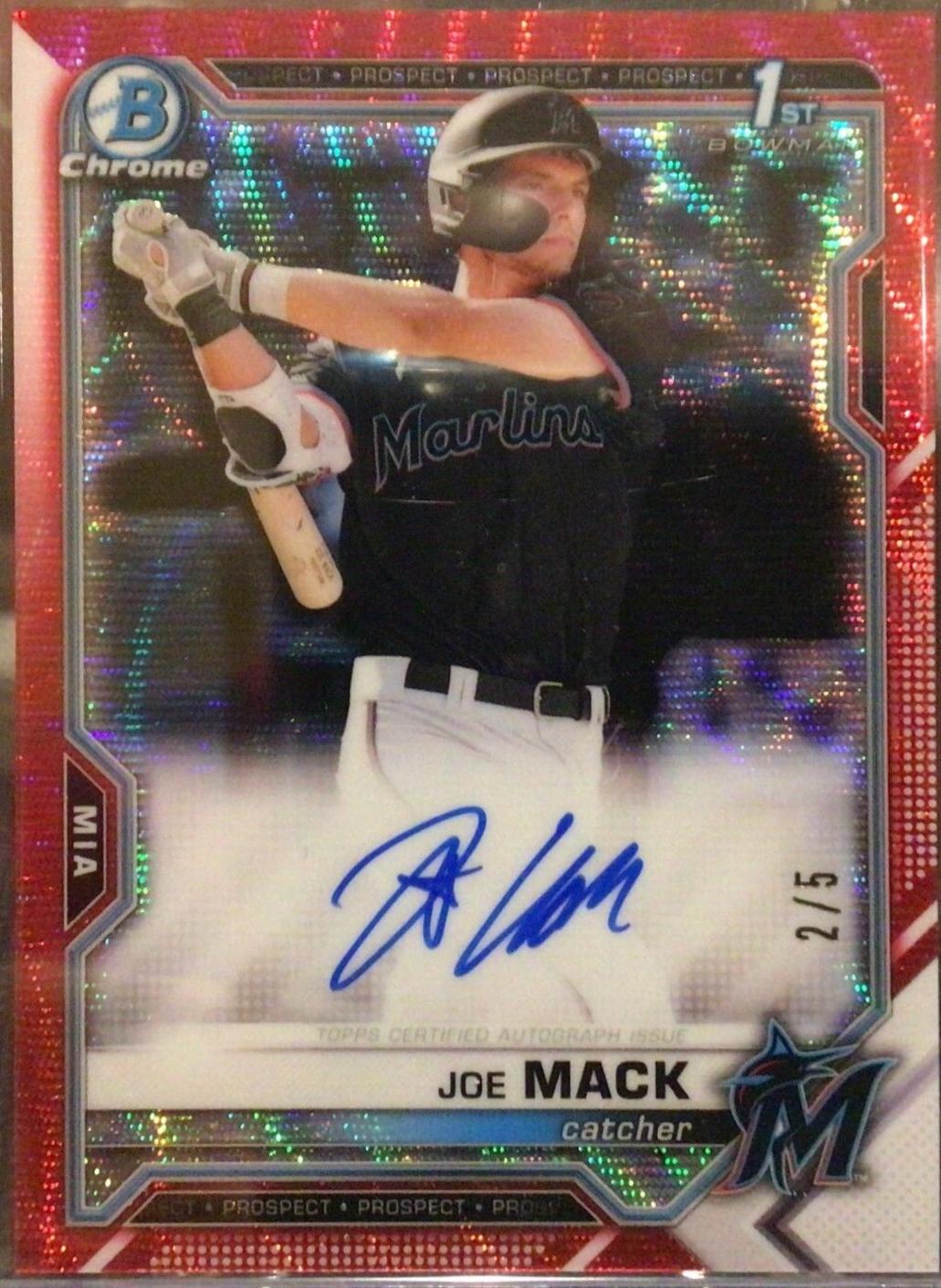 Joe Mack [Red Wave Refractor] #CDA-JMA