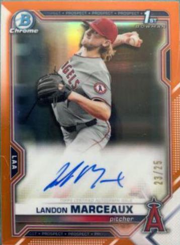 Landon Marceaux [Orange Refractor] #CDA-LM