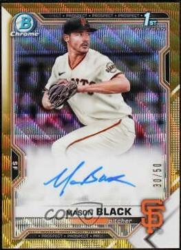 Mason Black [Gold Wave Refractor] #CDA-MBL