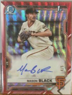 Mason Black [Red Wave Refractor] #CDA-MBL