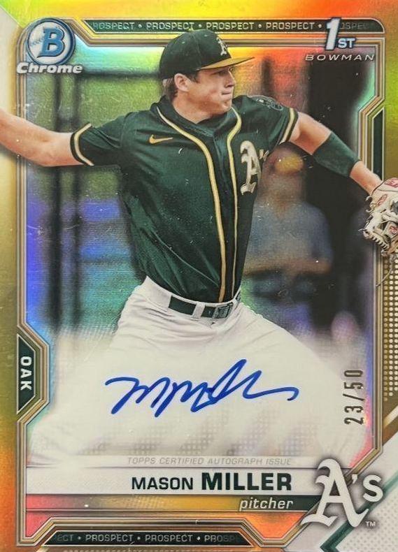 Mason Miller [Gold Refractor] #CDA-MMIL