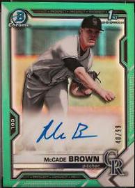 McCade Brown [Green Refractor] #CDA-MBR