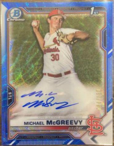 Michael McGreevy [Blue Wave Refractor] #CDA-MMCG