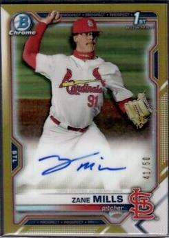 Zane Mills [Gold Refractor] #CDA-ZM