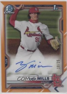 Zane Mills [Orange Refractor] #CDA-ZM