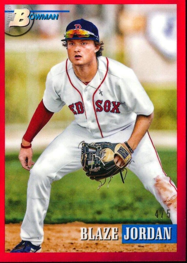 Blaze Jordan [Chrome Prospect Red] #154