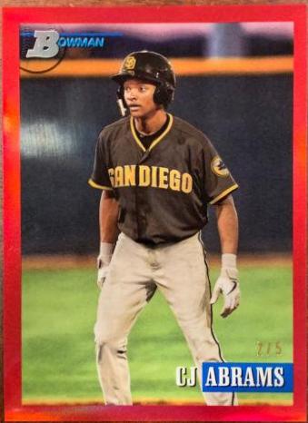CJ Abrams [Chrome Prospect Red] #145