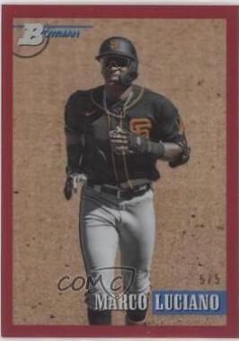 Marco Luciano [Chrome Prospect Red] #216
