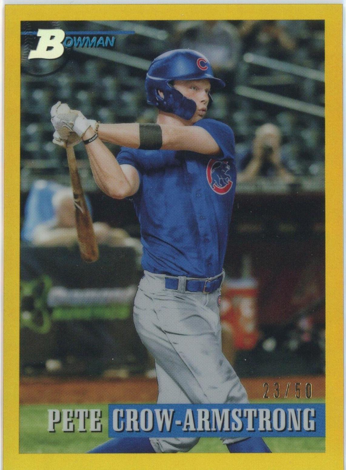 Pete Crow Armstrong [Chrome Prospect Gold] #158