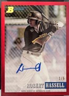 Robert Hassell [Chrome Prospect Red] #218