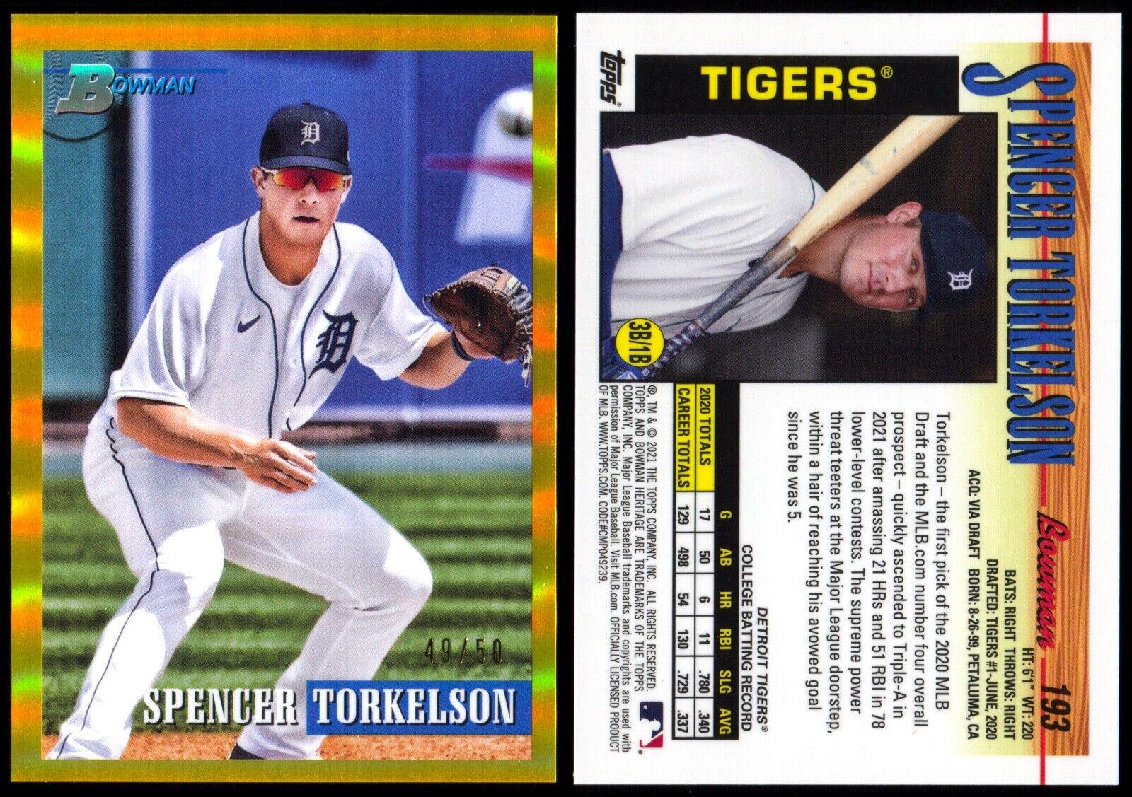 Spencer Torkelson [Chrome Prospect Gold] #193