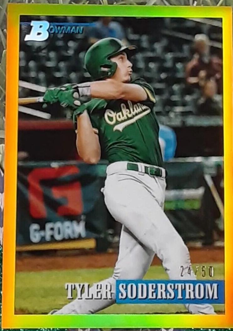 Tyler Soderstrom [Chrome Prospect Gold] #201