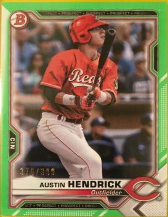 Austin Hendrick [Neon Green] #BP-55
