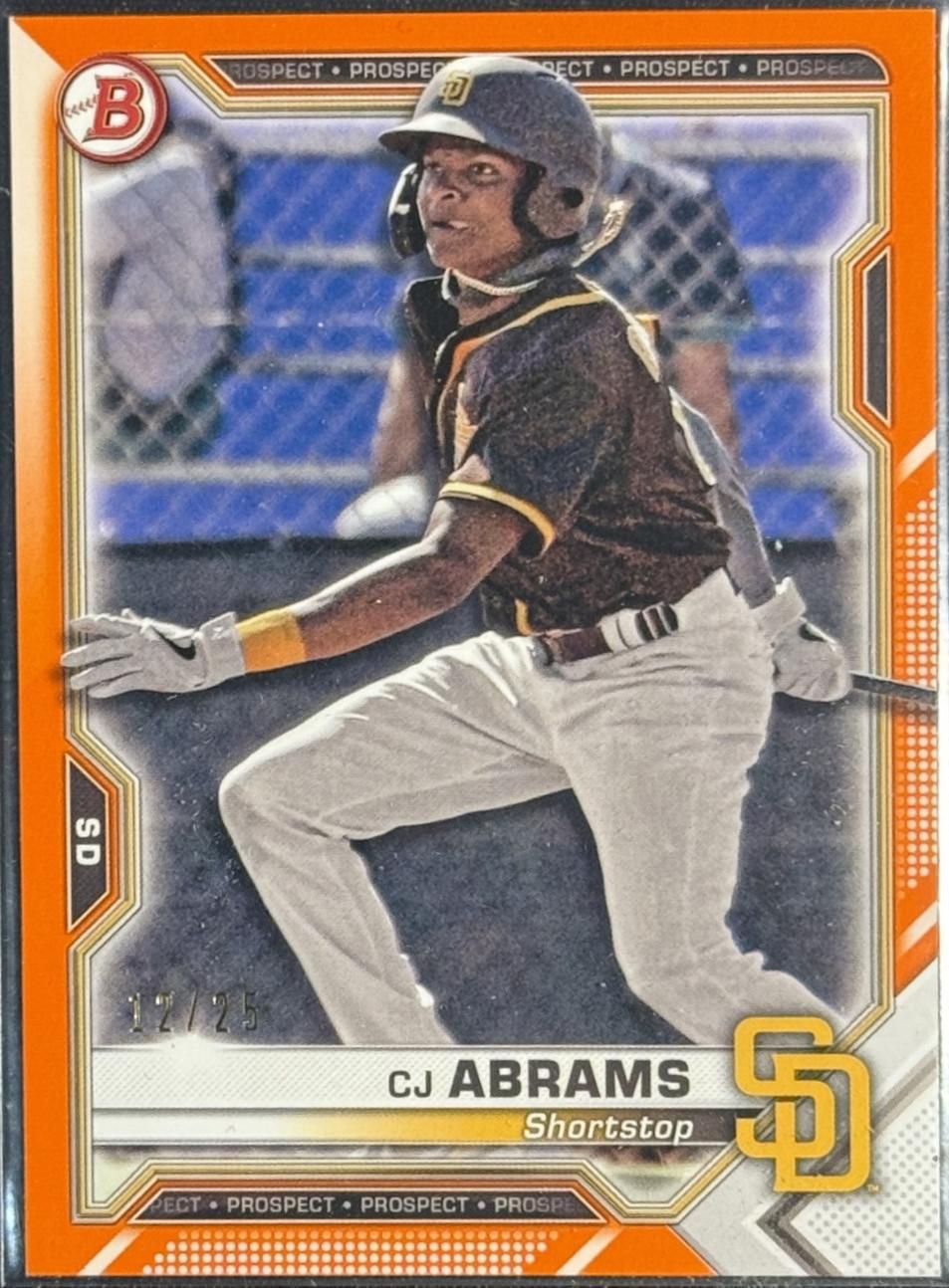 CJ Abrams [Orange] #BP-14