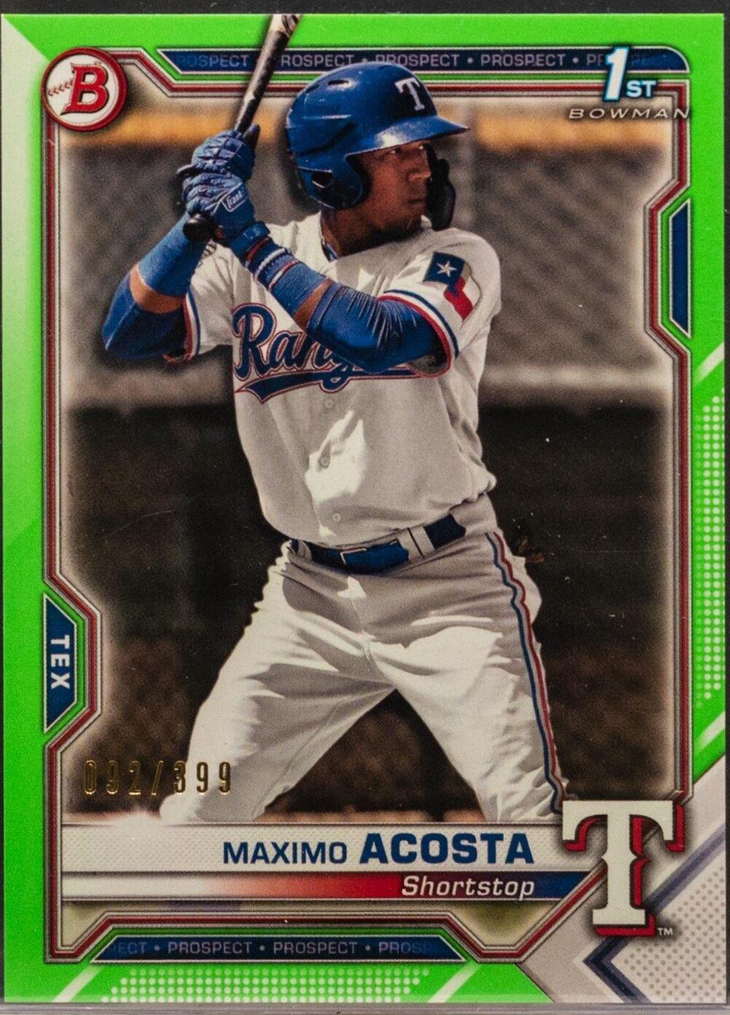 Maximo Acosta [Neon Green] #BP-7
