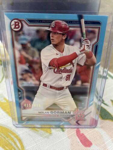 Nolan Gorman [Sky Blue] #BP-90
