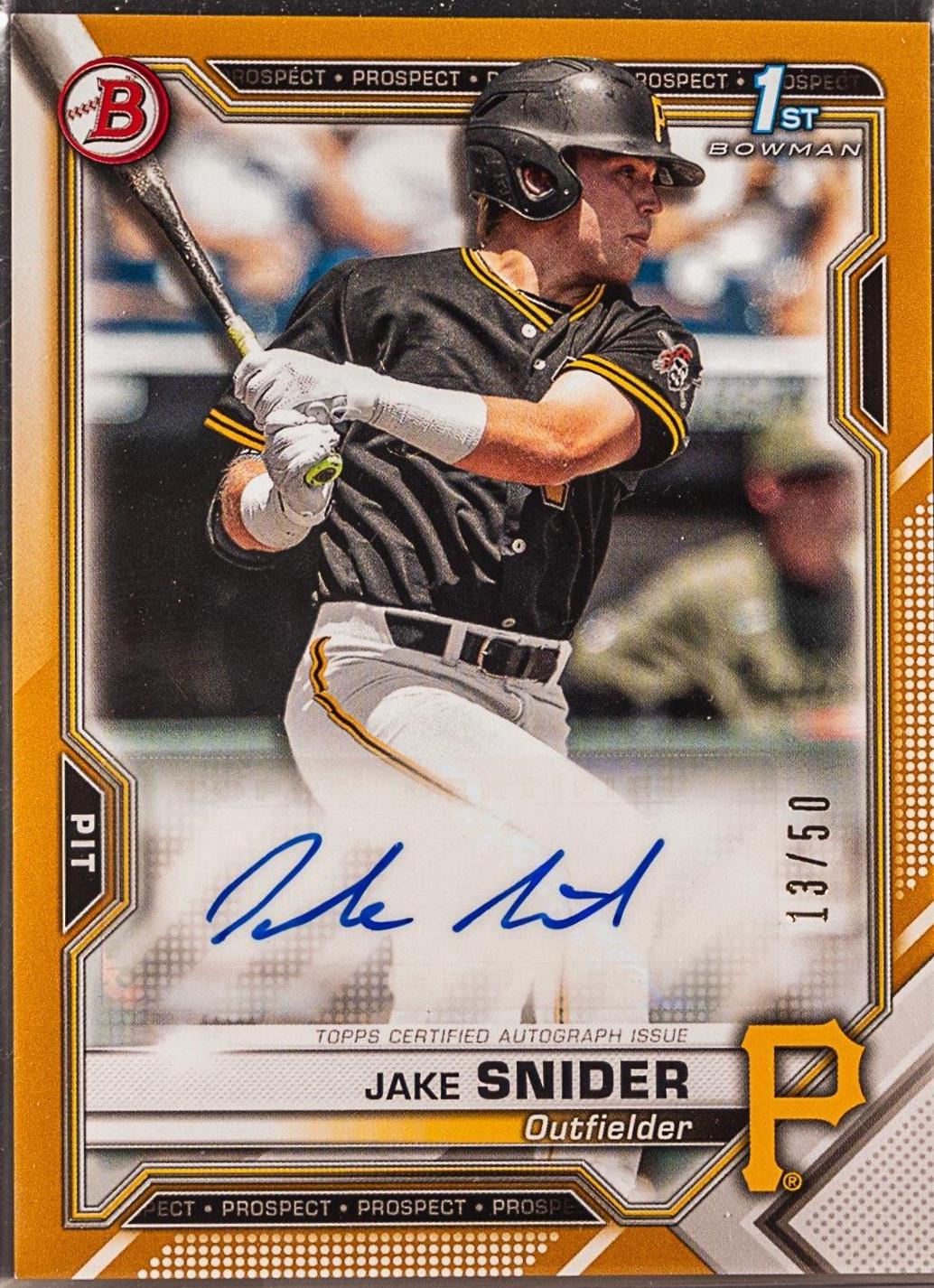 Jake Snider [Gold] #PAPR-JS