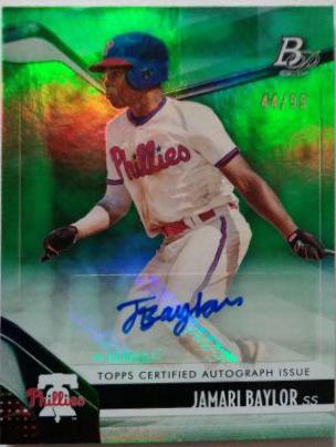 Jamari Baylor [Green Autograph] #TOP-63