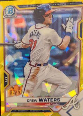 Drew Waters [Yellow Refractor] #BCP-81