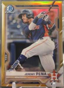 Jeremy Pena [Yellow Refractor] #BCP-11