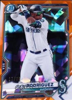 Julio Rodriguez [Orange Refractor] #BCP-86